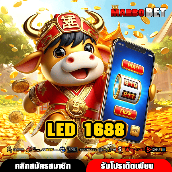 LED 1688 กุญแจสู่จักรวาลเกมแตกง่าย รางวัลจัดหนัก ลิขสิทธิ์แท้